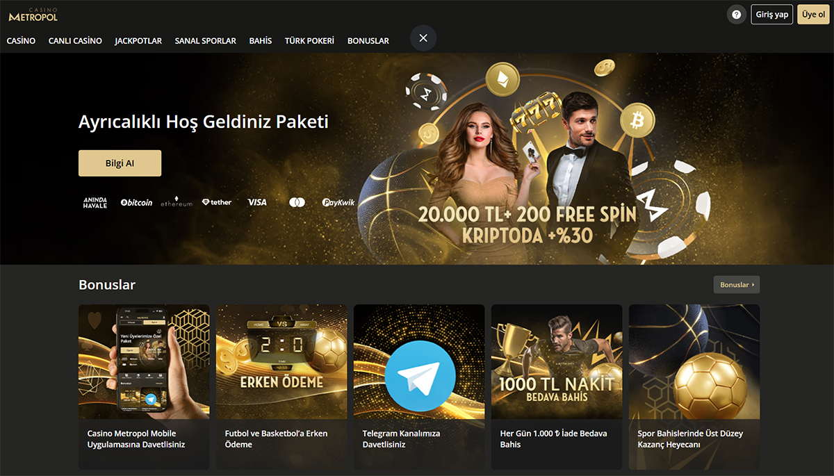 casino metropol giriş